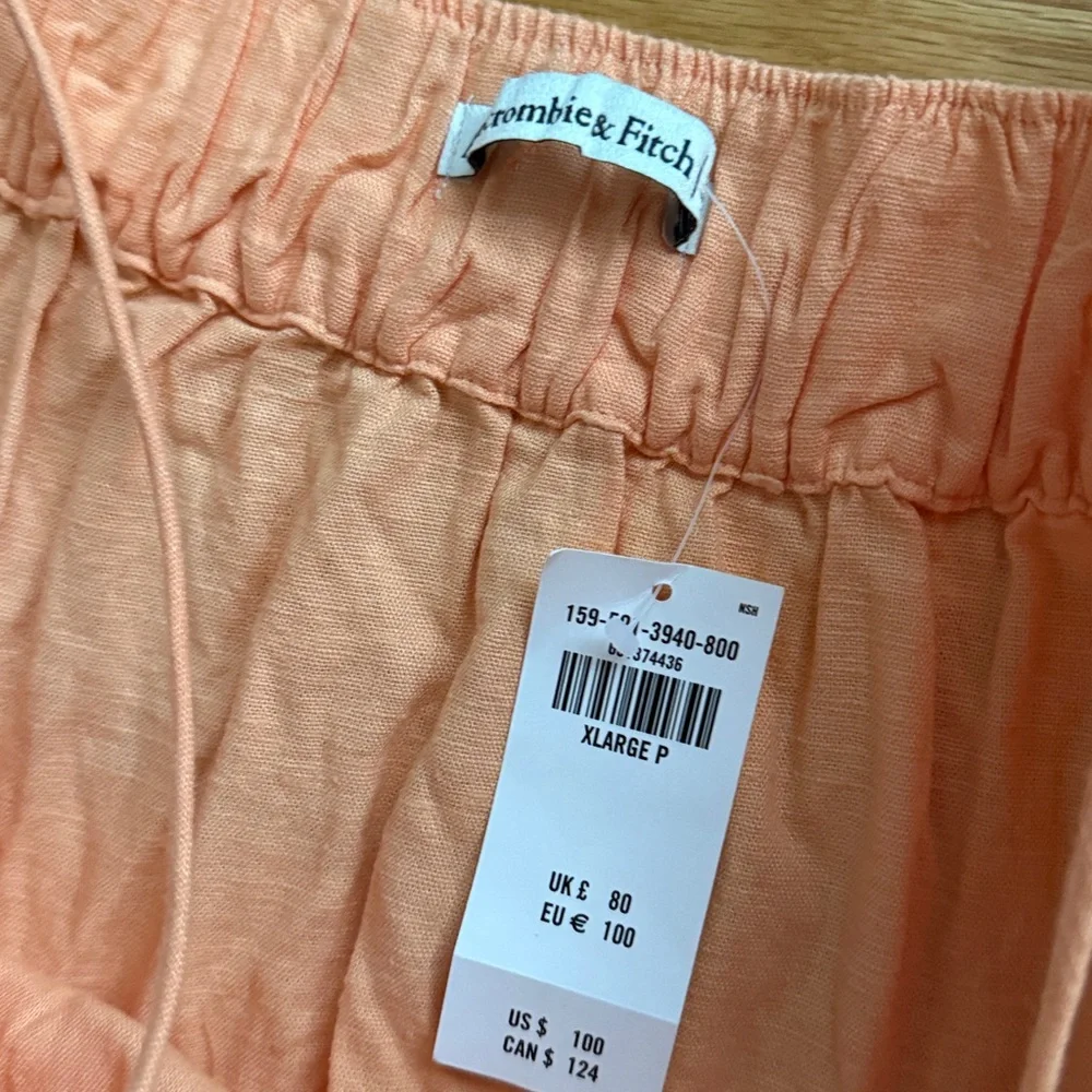 ABERCROMBIE & FITCH‎  Maxi Dress XLP Orange NEW Casual Bohemian